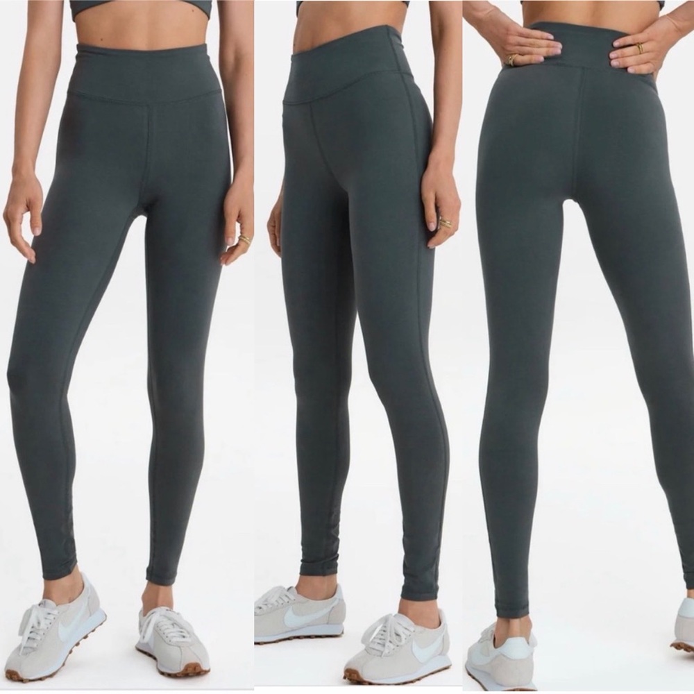 NWOT PACT on the go-to Olive Green L Leggings